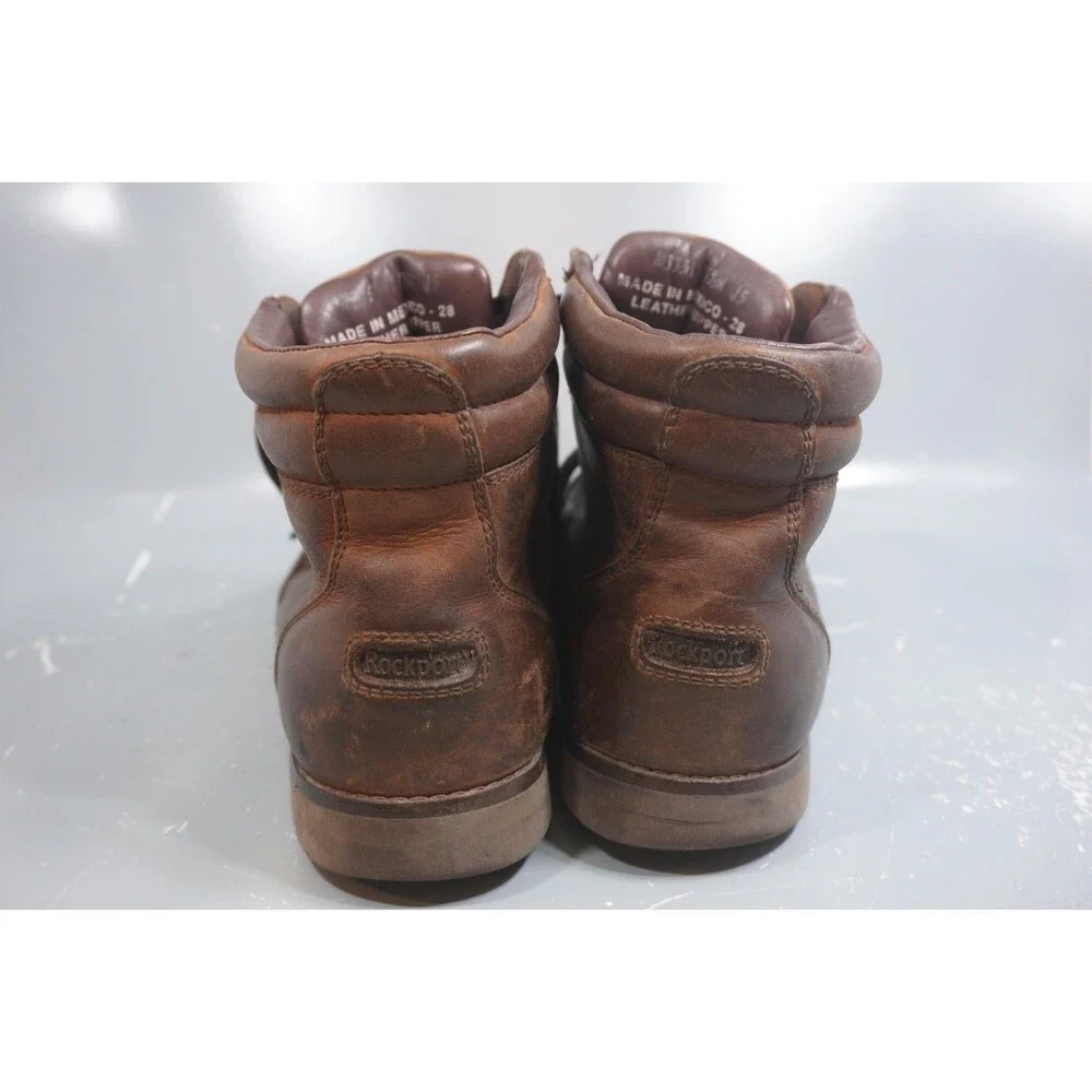 VTG Rockport Gore-Tex Waterproof Men Sz 11.5 Brown Leather Chukka Boots Mexico